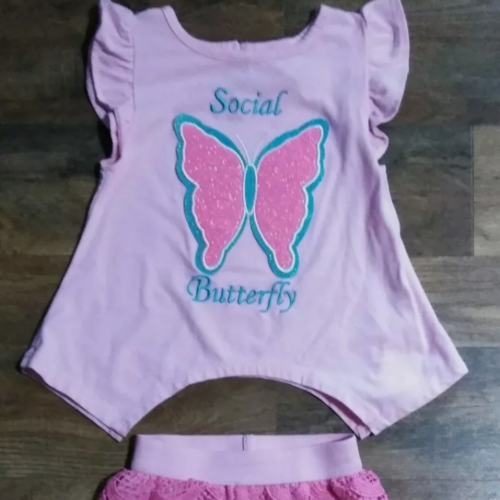 Emily Rose Butterfly Outfit Girls Size: 4